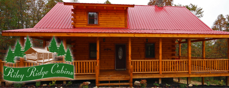 front porch of cabin in woods